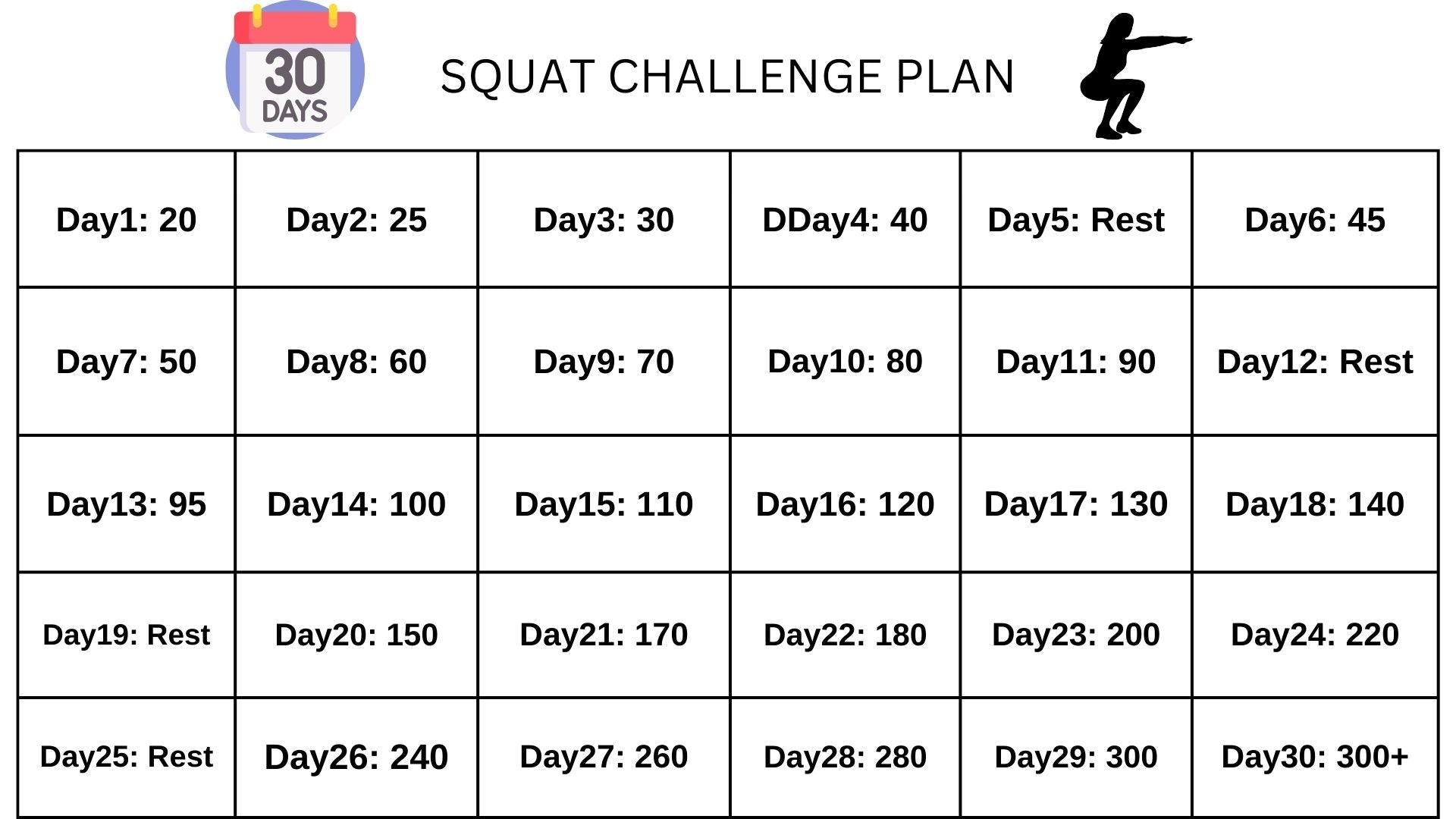 December Squat Challenge
