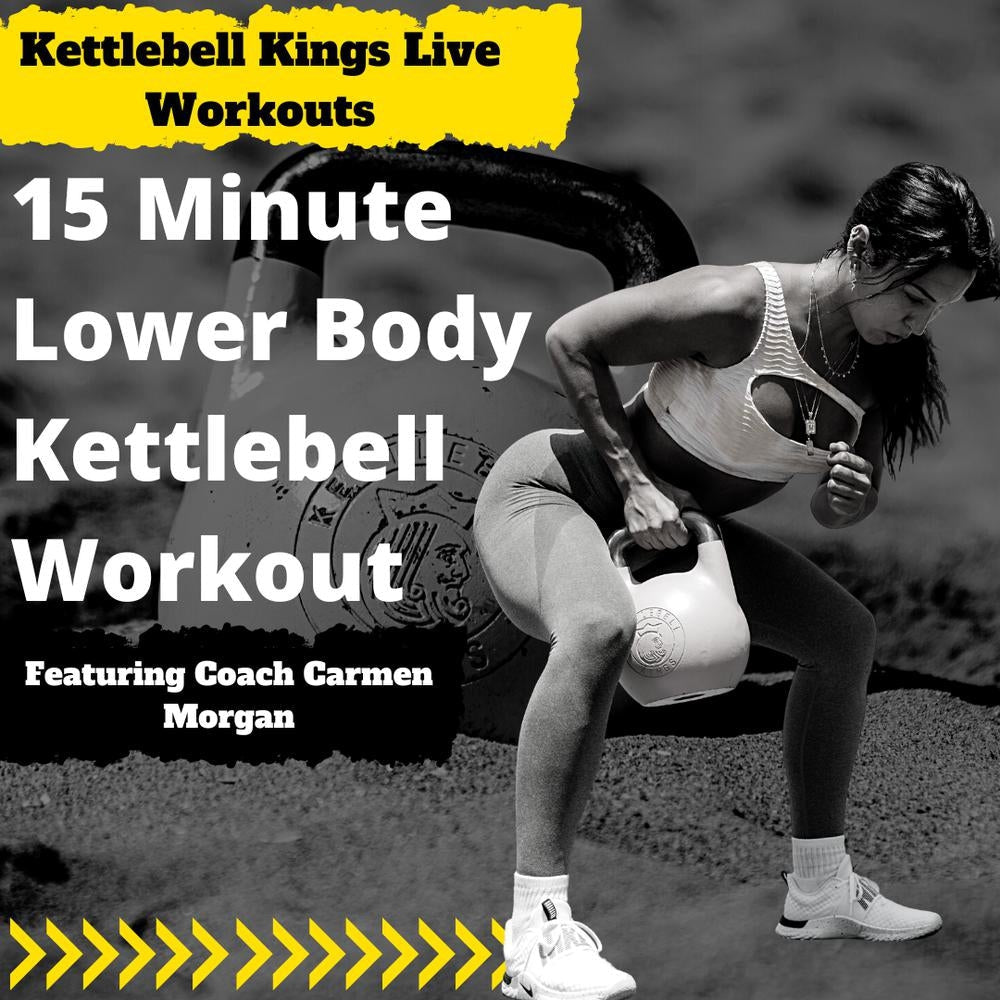 15 Minute Lower Body Kettlebell Workout