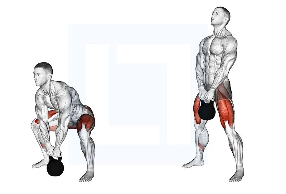 kettlebell sumo deadlift