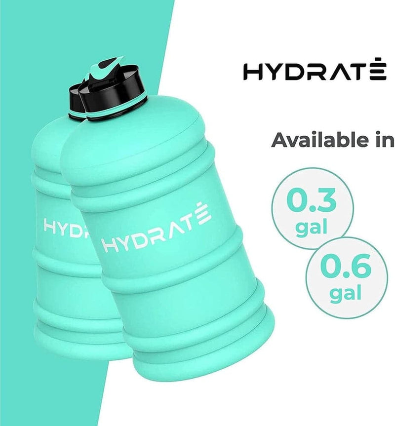 HYDRATE XL Jug Half Gallon Water Bottle - BPA Free, Flip Cap, Ideal for Gym - Color-Sports & Outdoors-Kettlebell Kings