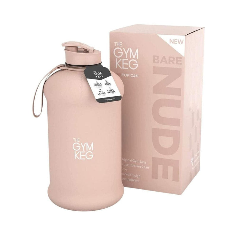 Sports Water Bottle 2.2 L Insulated Half Gallon Carry Handle Big Water-Sports & Outdoors-Kettlebell Kings