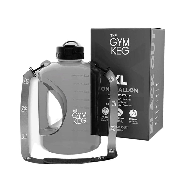 THE GYM KEG 1 Gallon Water Bottle (128oz) I 3.78l Big Water Jug I 128 oz Sports Bottle-Sports & Outdoors-Kettlebell Kings