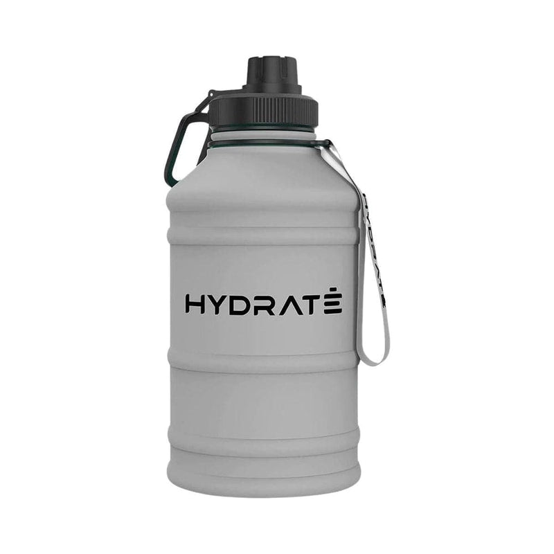 2L XL Transparent Plastic Motivational Water Bottle w/Handle