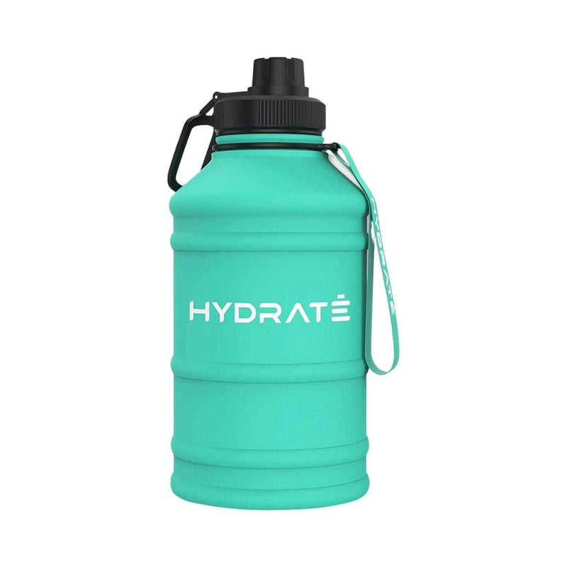 Stainless Steel 1.3 Litre Water Bottle Mint Green BPA free Metal Gym Water-Kettlebell Kings