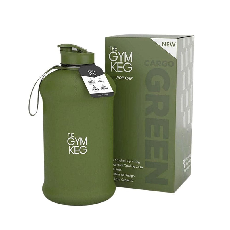 THE GYM KEG Sports Water Bottle (2.2 L) Insulated | Various Color Options | Half Gallon-Sports & Outdoors-Kettlebell Kings