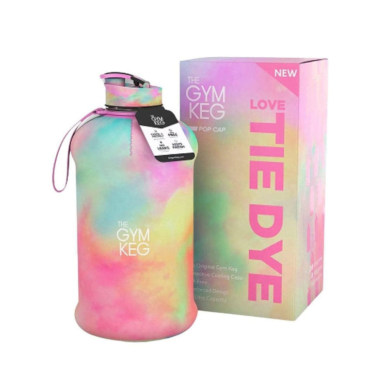 THE GYM KEG Sports Water Bottle (2.2 L) | Half Gallon | Carry Handle | Big Water Jug-Sports & Outdoors-Kettlebell Kings