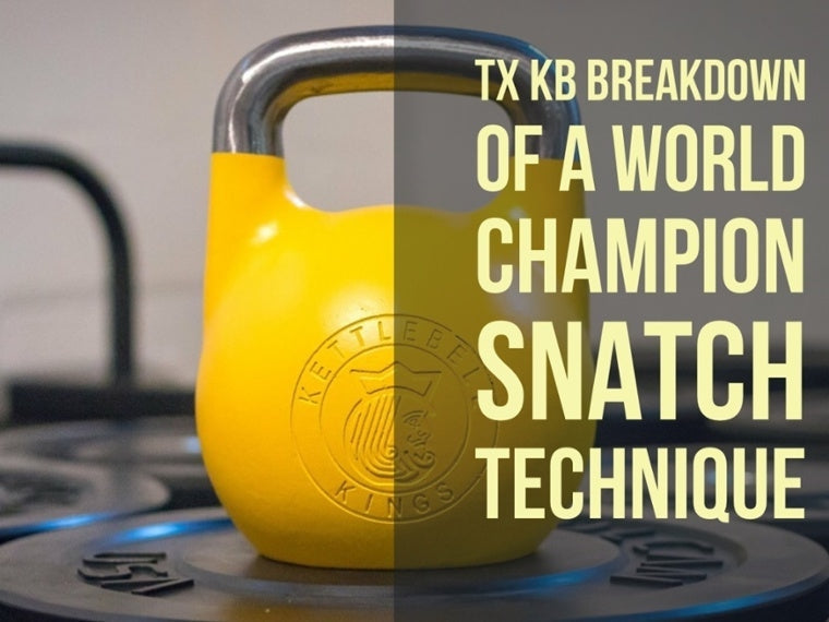 TX KB Breakdown Of A World Champion's Snatch Technique