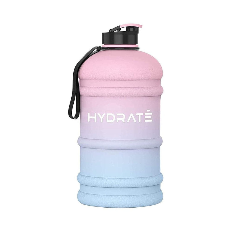 HYDRATE Water Bottle 1 Gallon XXL Jug BPA Free & Leakproof with Flip Cap