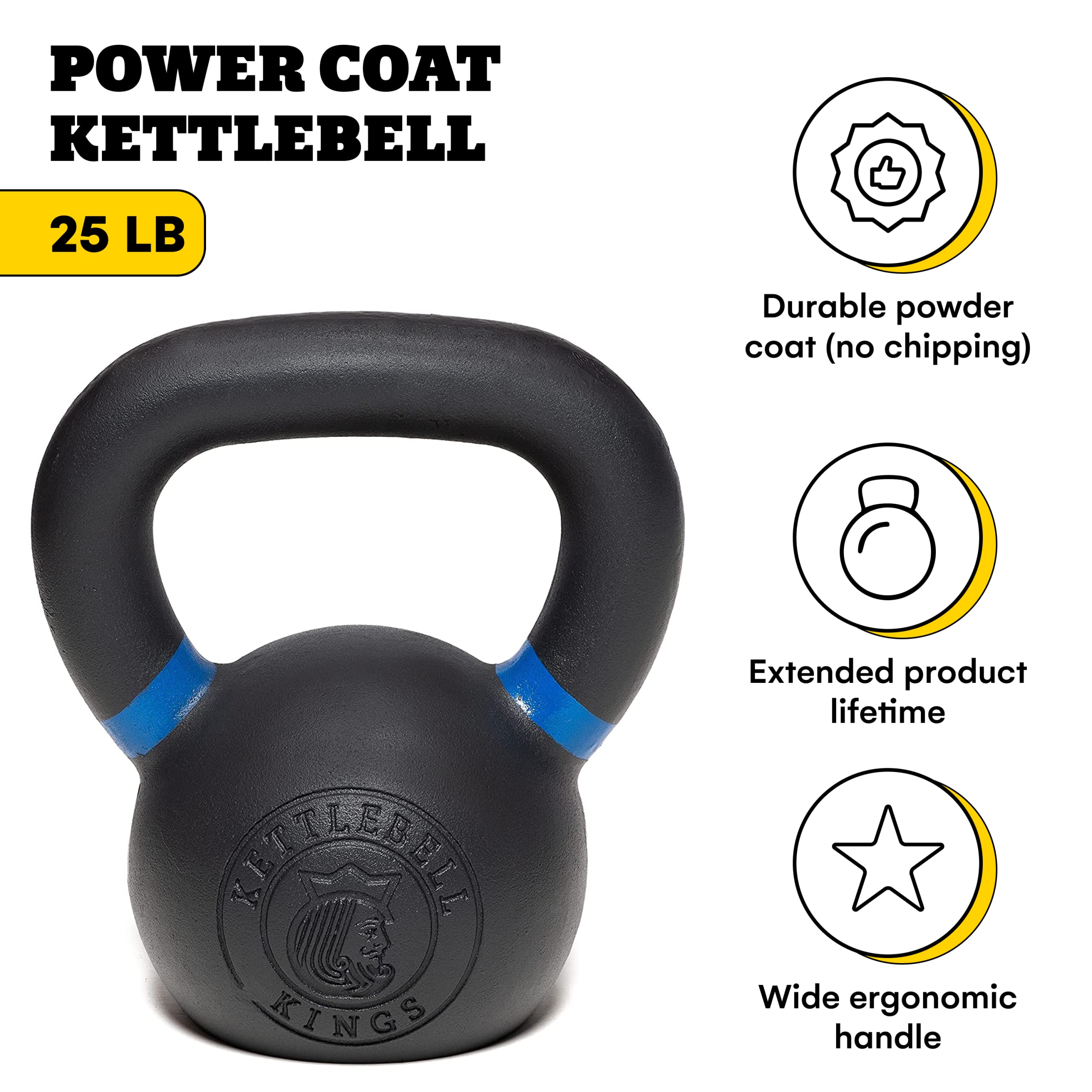 Powder Coat Kettlebell in LB