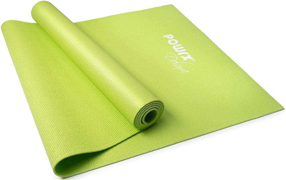 POWRX Yoga Mat with Bag | Excersize mat for workout | Non-slip large yoga mat for women