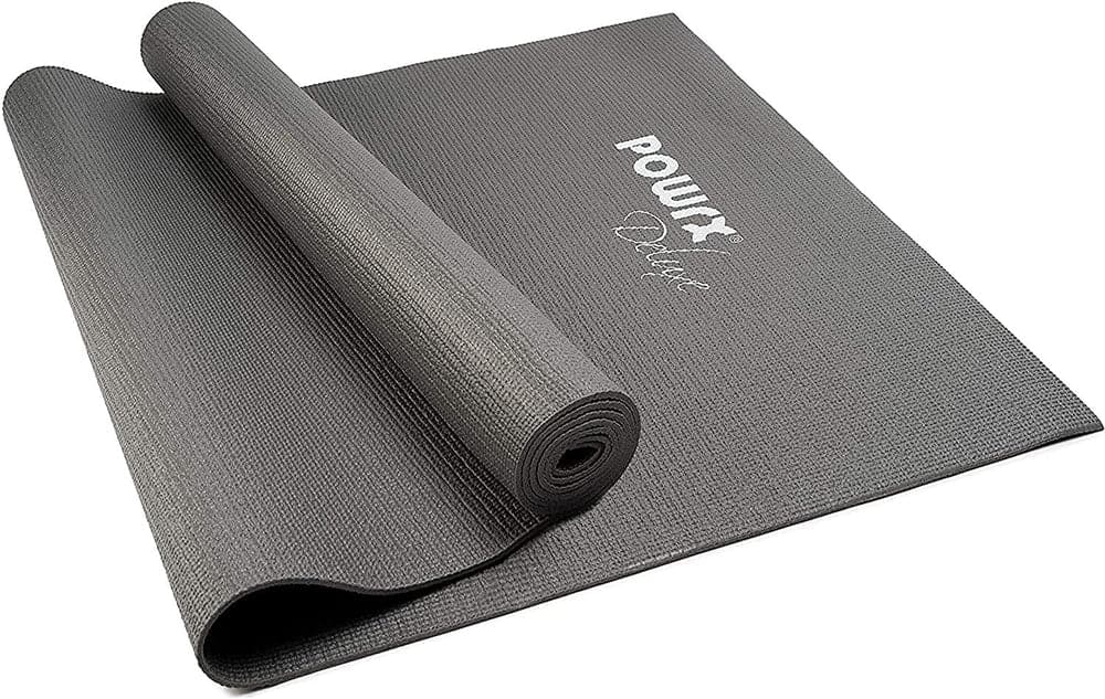 POWRX Yoga Mat with Bag, Exercise mat for workout