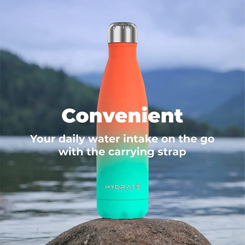 Hydrapeak Insulated Stainless Steel Water Bottle – Teal Blue