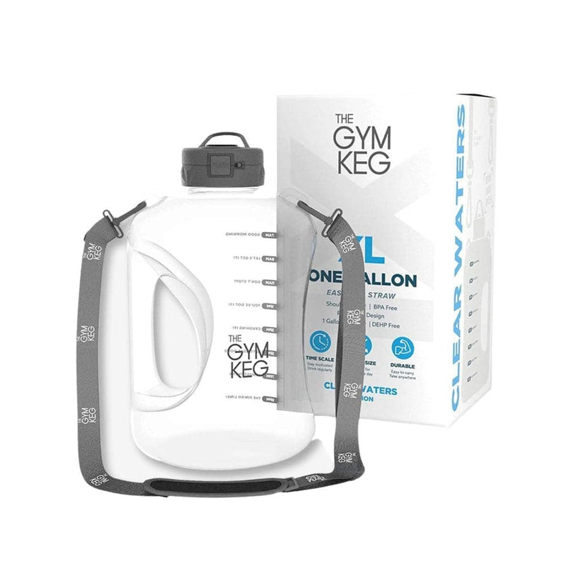 1 Gallon/128 oz Water Bottle w/ Straw Gym Training Fitness Jug Motivational  Time