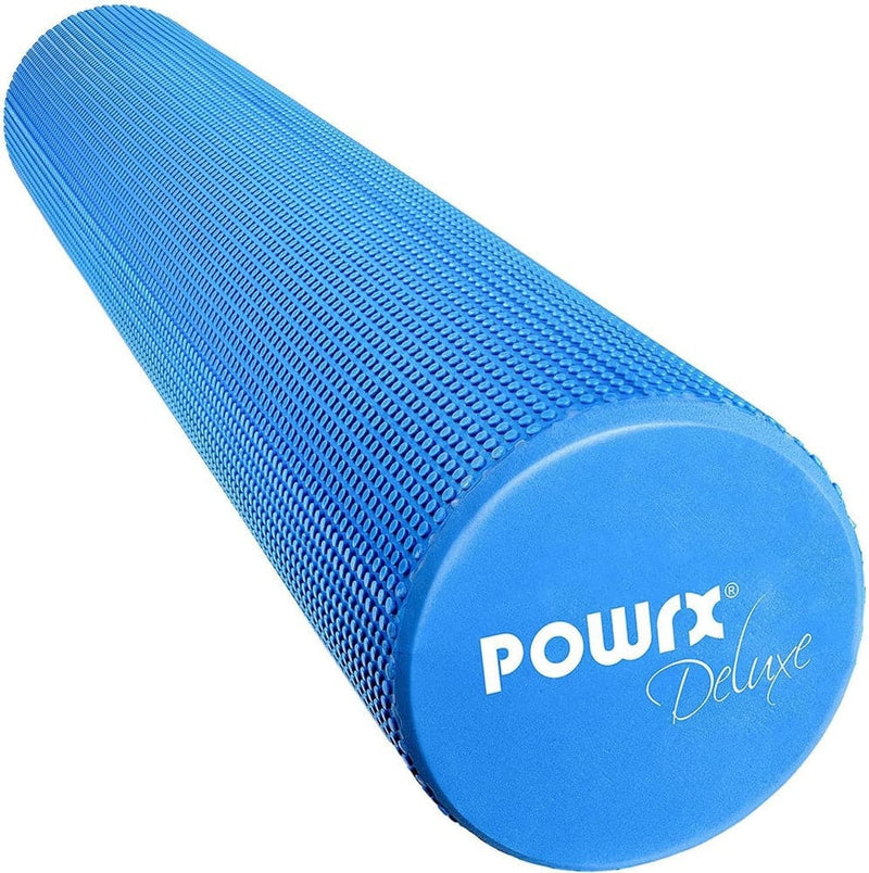 POWRX Foam Roller - Exercise Roller to Relieve Muscle Tension and Rehabilitate Injured-Sports & Outdoors-Kettlebell Kings